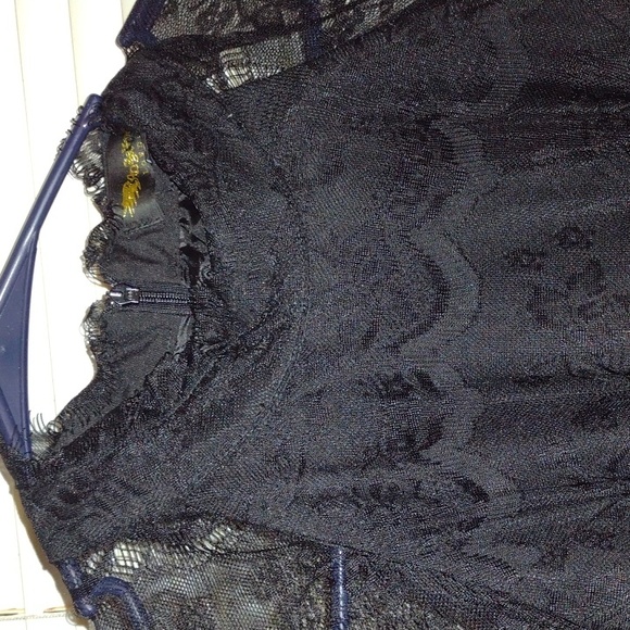 Angel Eye London Black Lace Short Dress Size Small - Picture 4 of 7